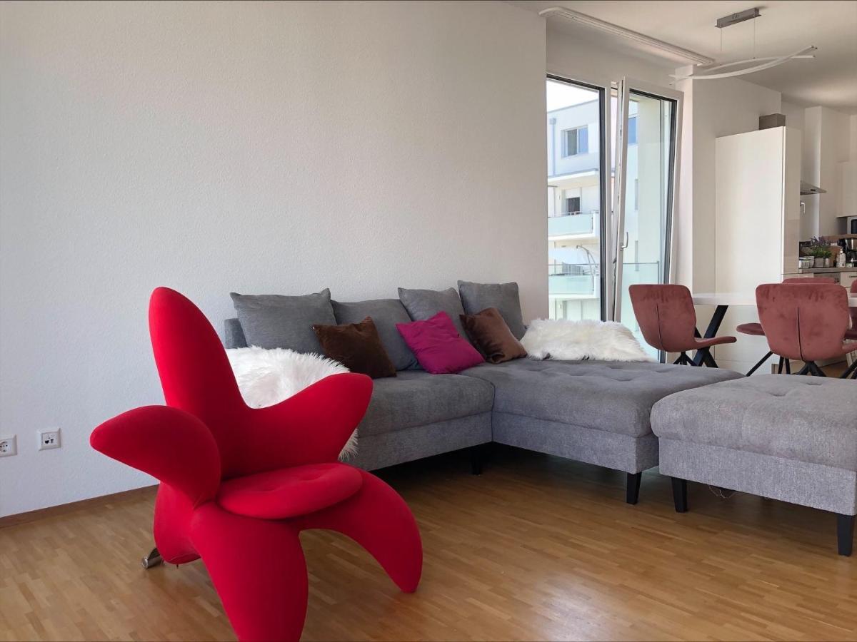 Moderne Alpenblick Apartment Friedrichshafen Dış mekan fotoğraf